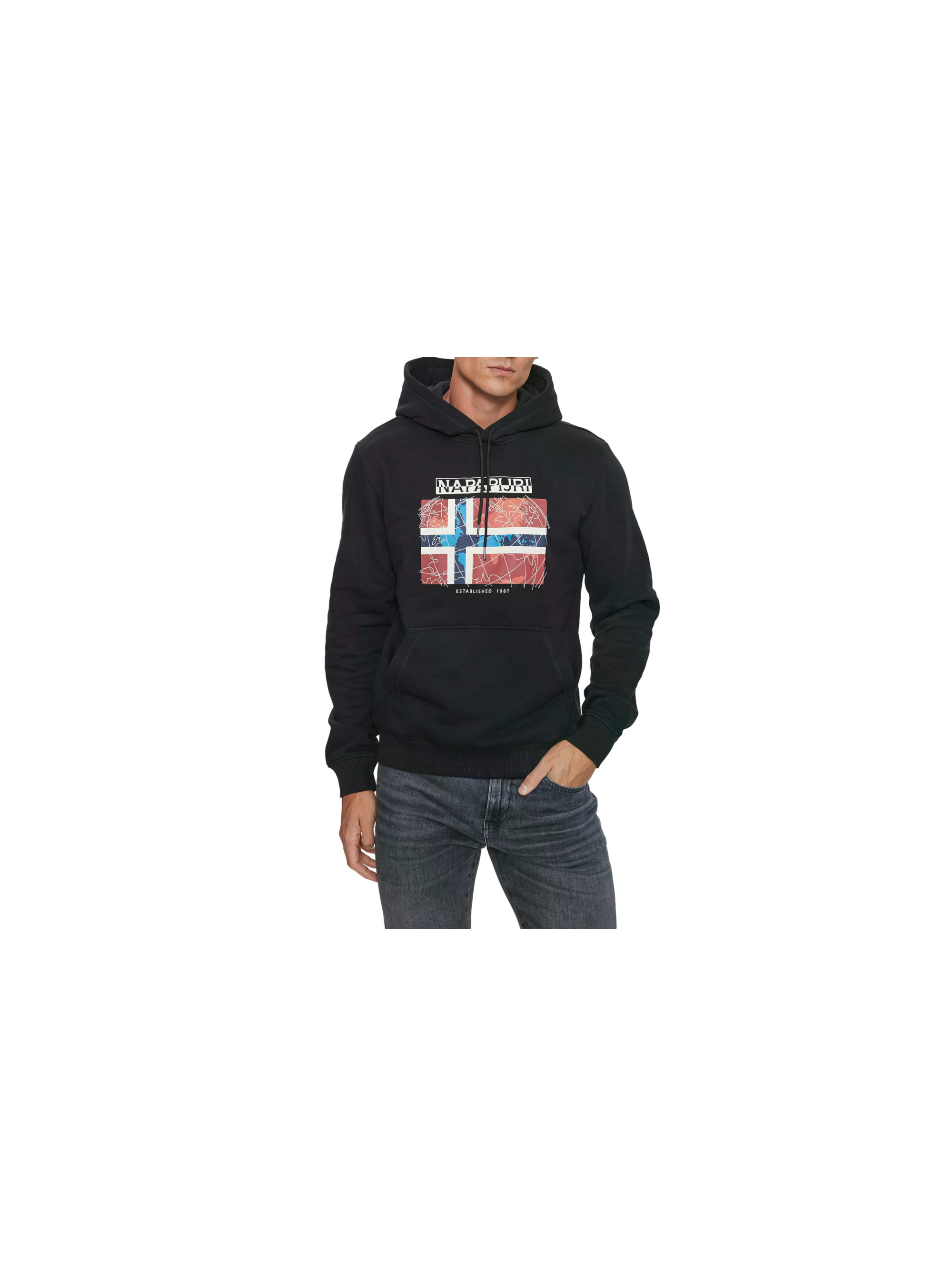 Napapijri B-GUIRO H 1 BLACK NP0A4HE9041