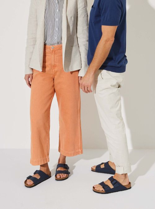 Birkenstock Męskie Klapki Arizona - Beżowe| Komfort