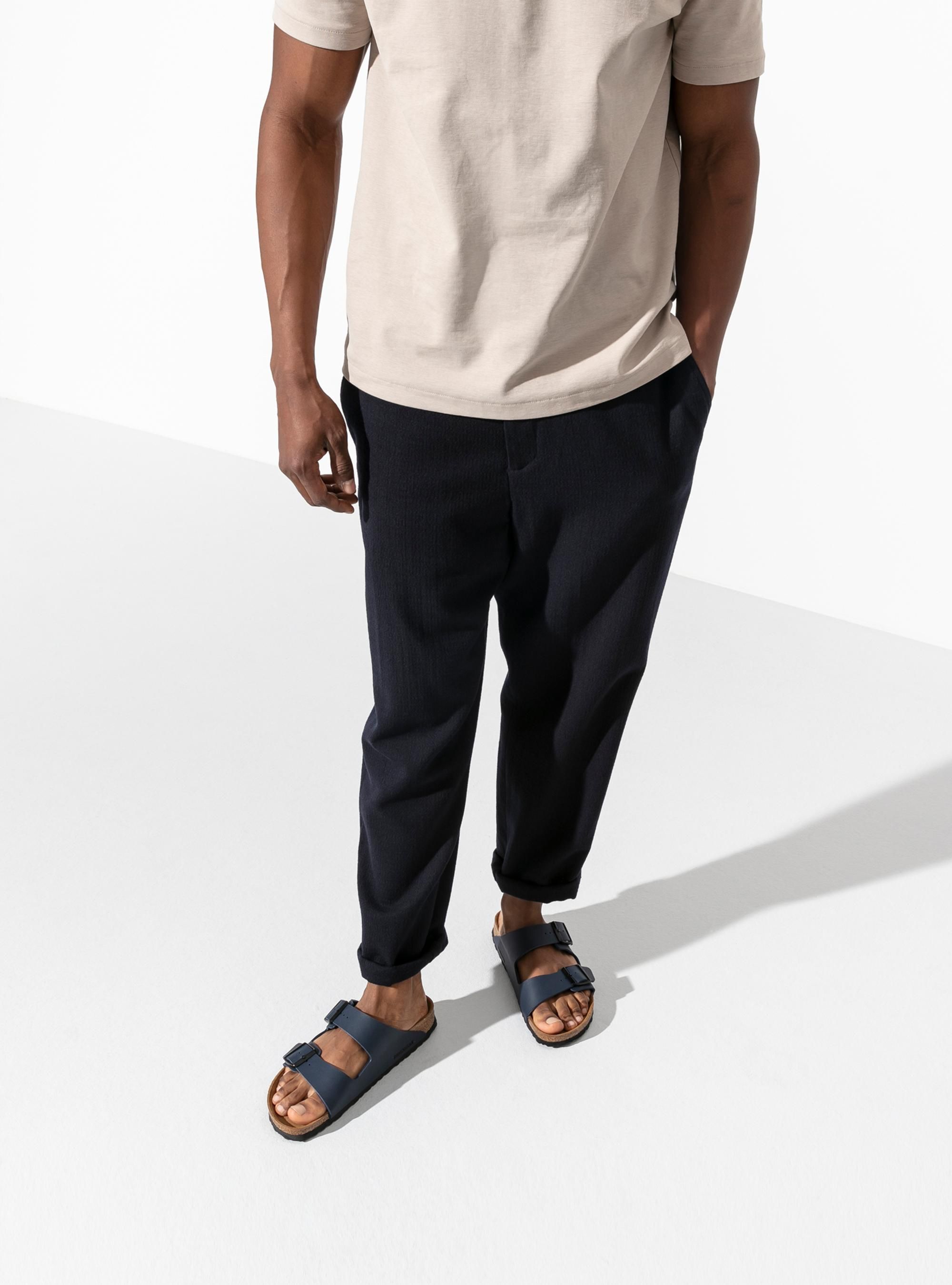 Birkenstock Męskie Klapki Arizona - Beżowe| Komfort