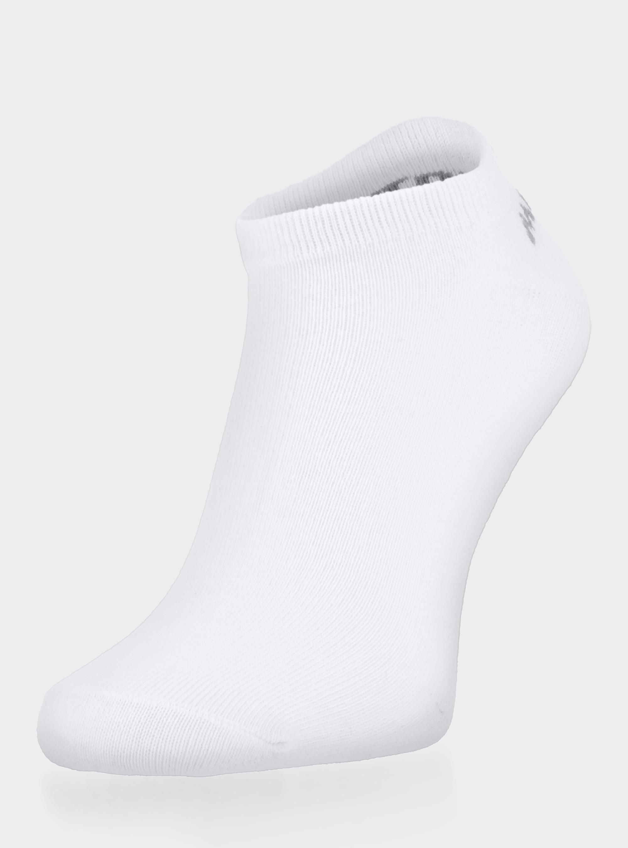 Monotox Męskie Skarpety NO SHOW SOCK WHITE 3PACK Biały