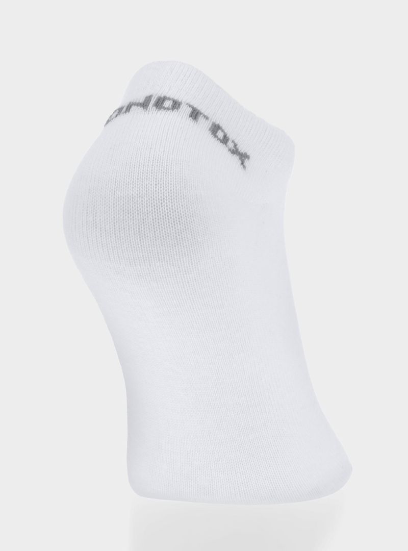 Monotox Męskie Skarpety NO SHOW SOCK WHITE 3PACK Biały