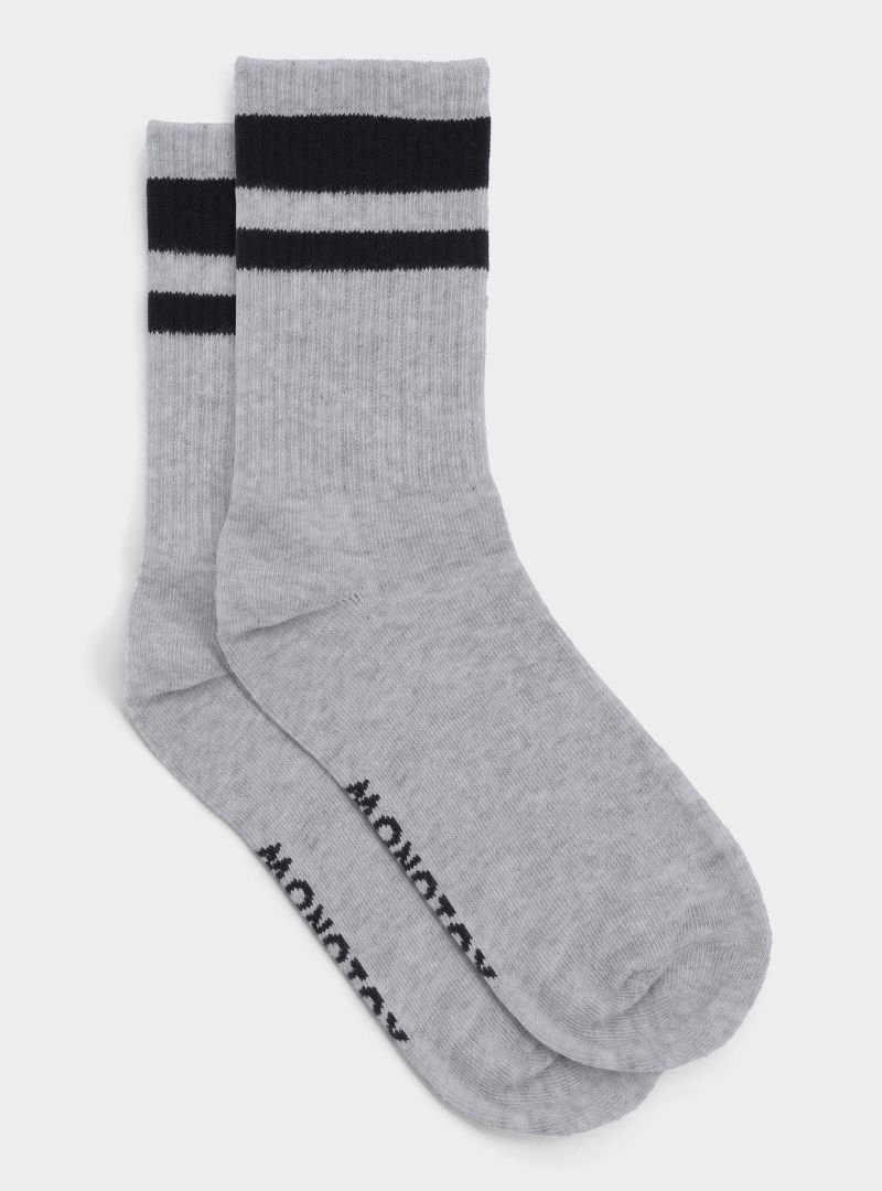 Monotox Męskie Skarpety High Stripes 3pak - Mix Kolorów