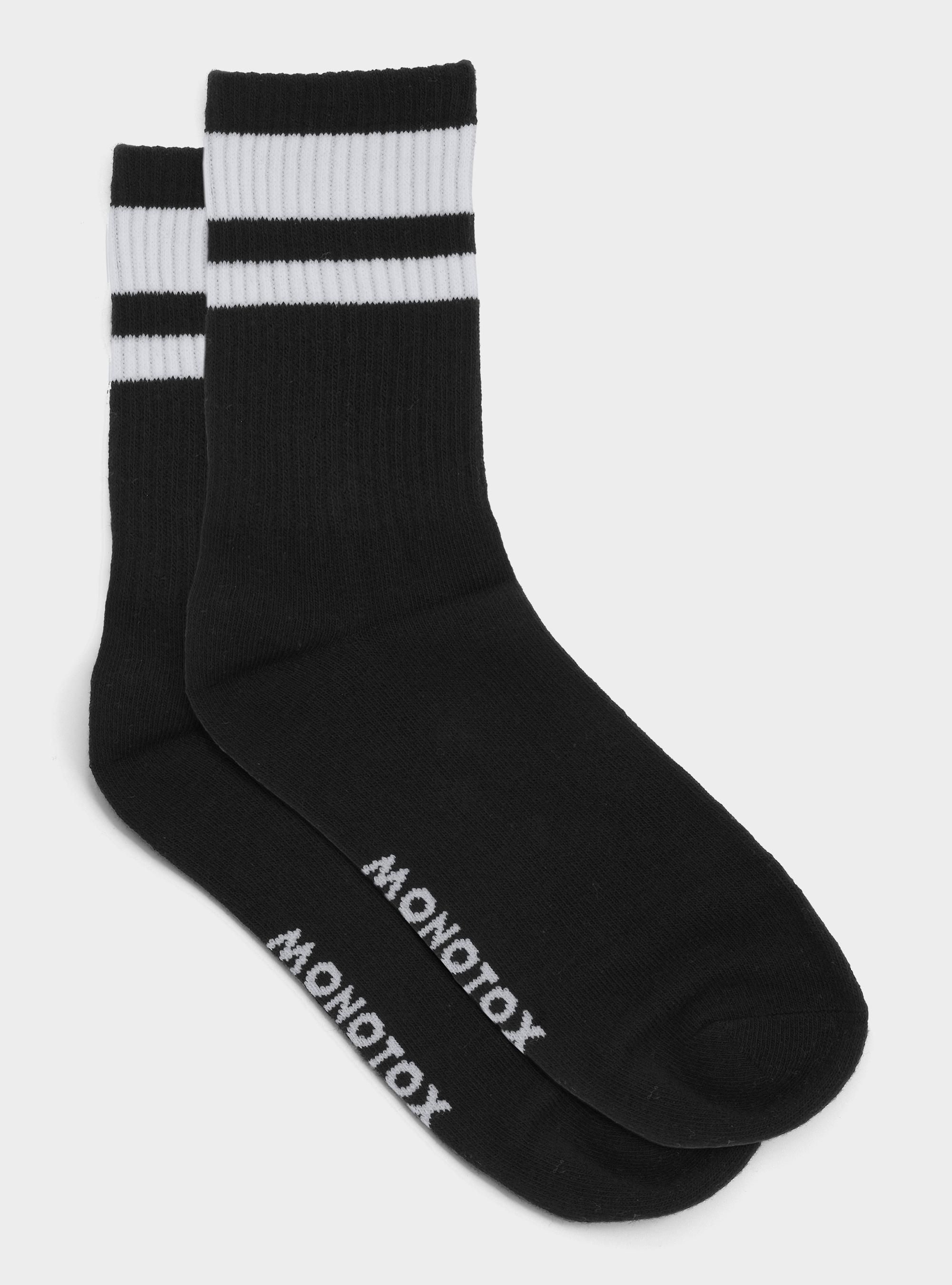 Monotox Męskie Skarpety High Stripes 3pak - Mix Kolorów