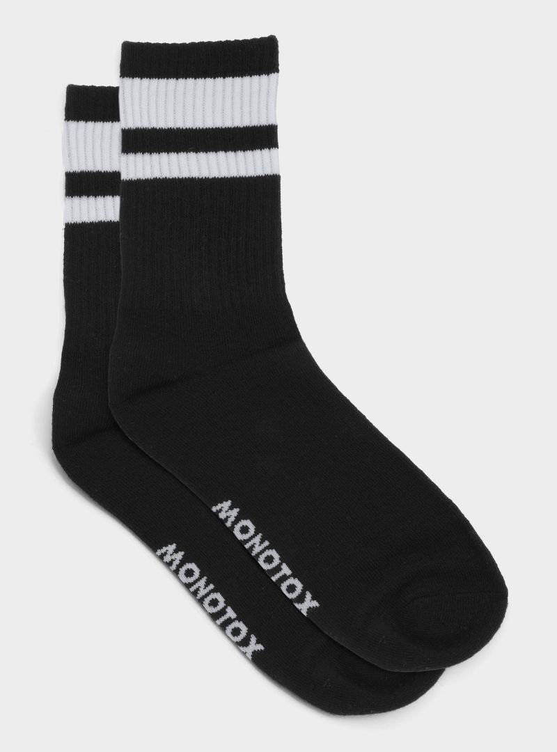 Monotox Męskie Skarpety High Stripes 3pak - Mix Kolorów