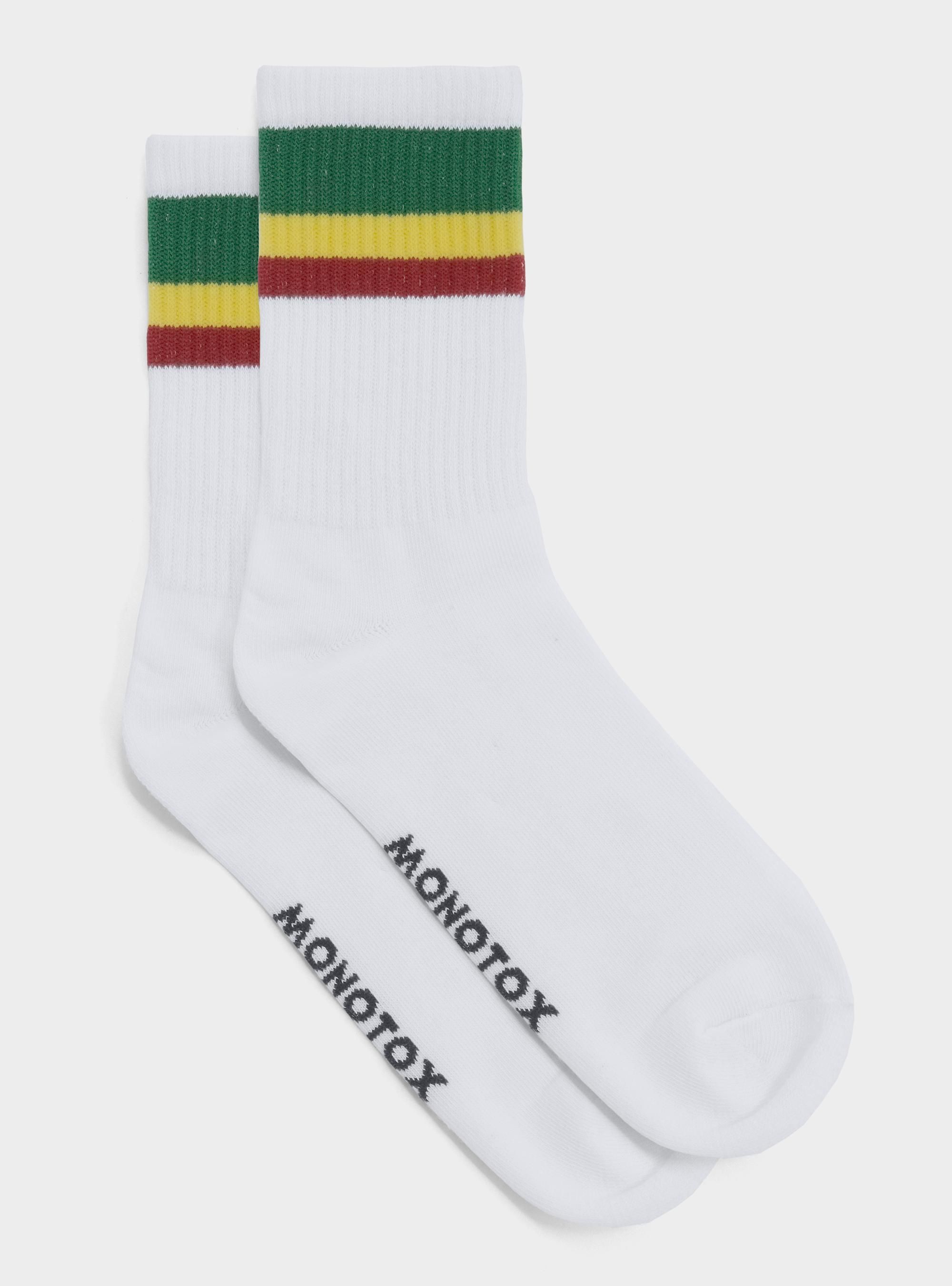 Monotox Męskie Skarpety High Stripes 6pak - Multikolor