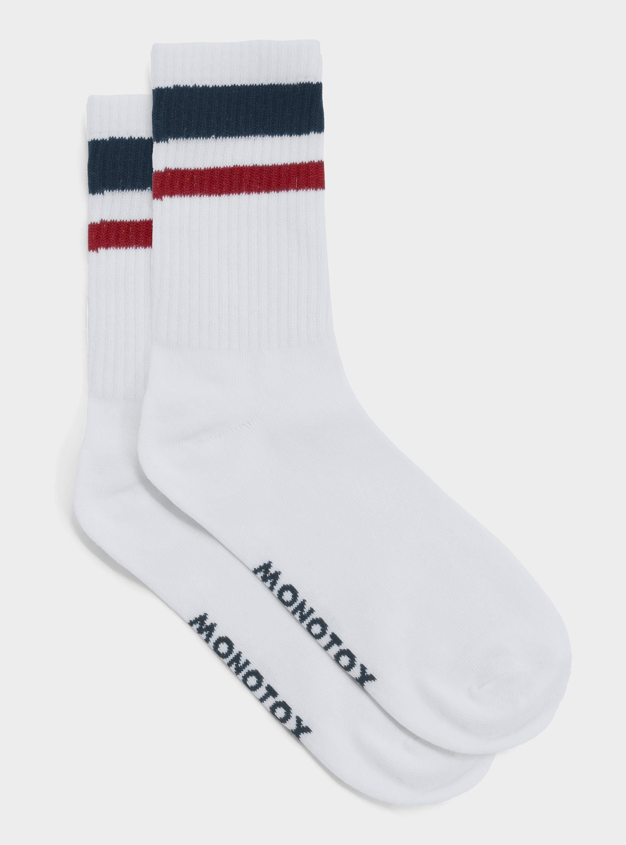 Monotox Męskie Skarpety High Stripes 6pak - Multikolor