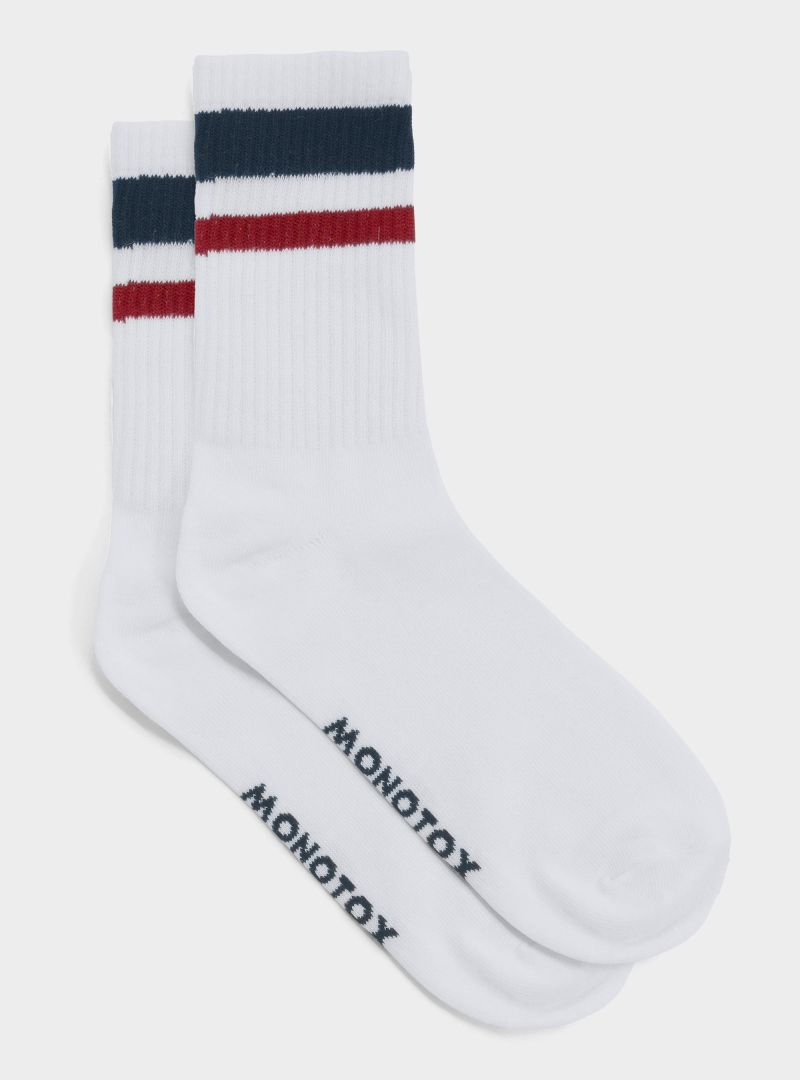 Monotox Męskie Skarpety High Stripes 6pak - Multikolor