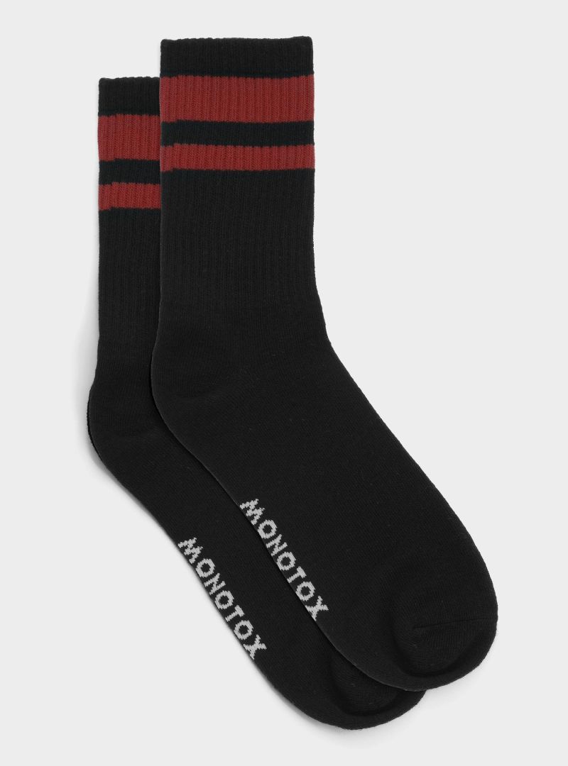 Monotox Męskie Skarpety High Stripes 6pak - Multikolor