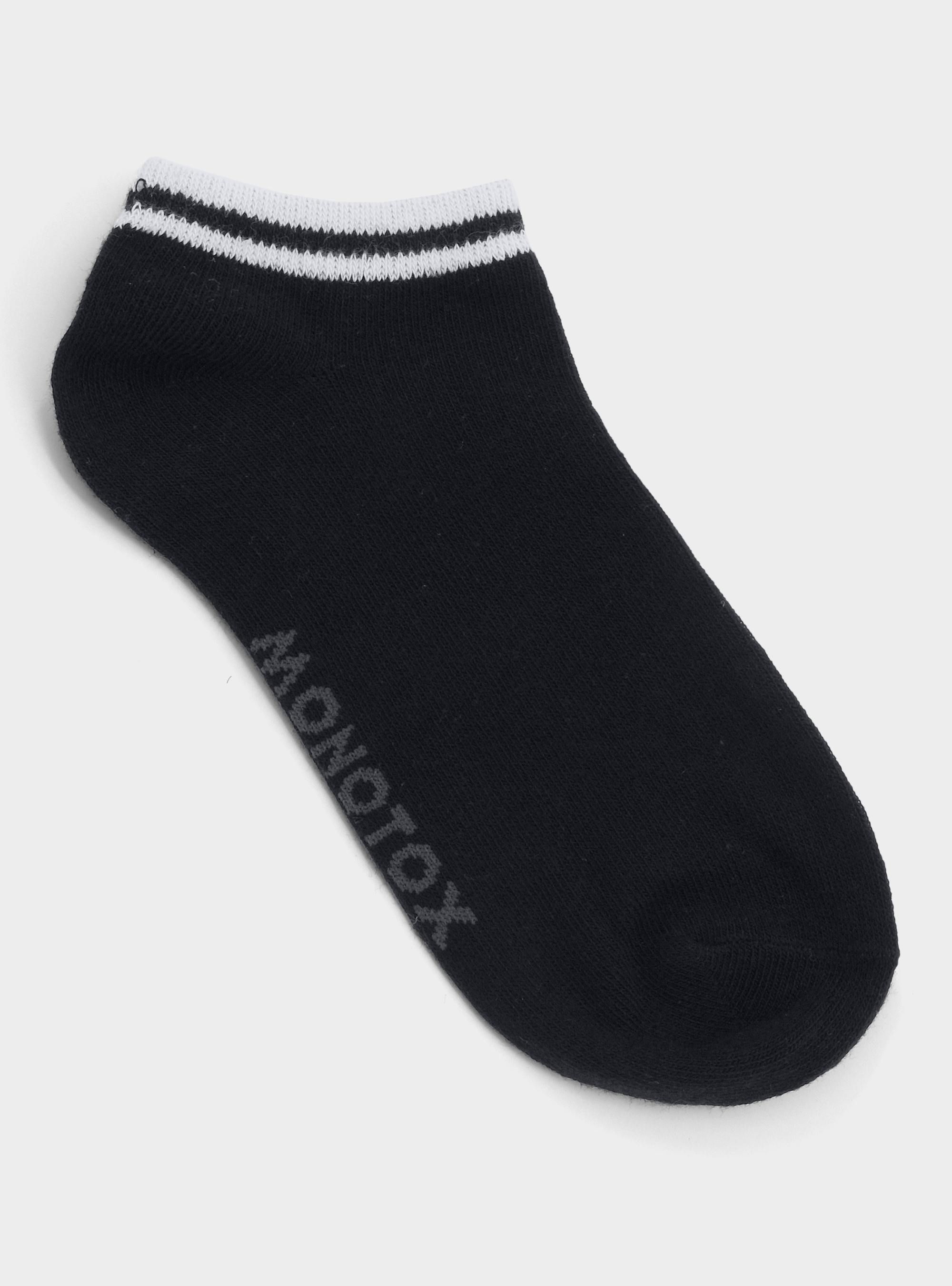 Monotox Męskie Skarpety NO-SHOW STRIPES 3 Szary