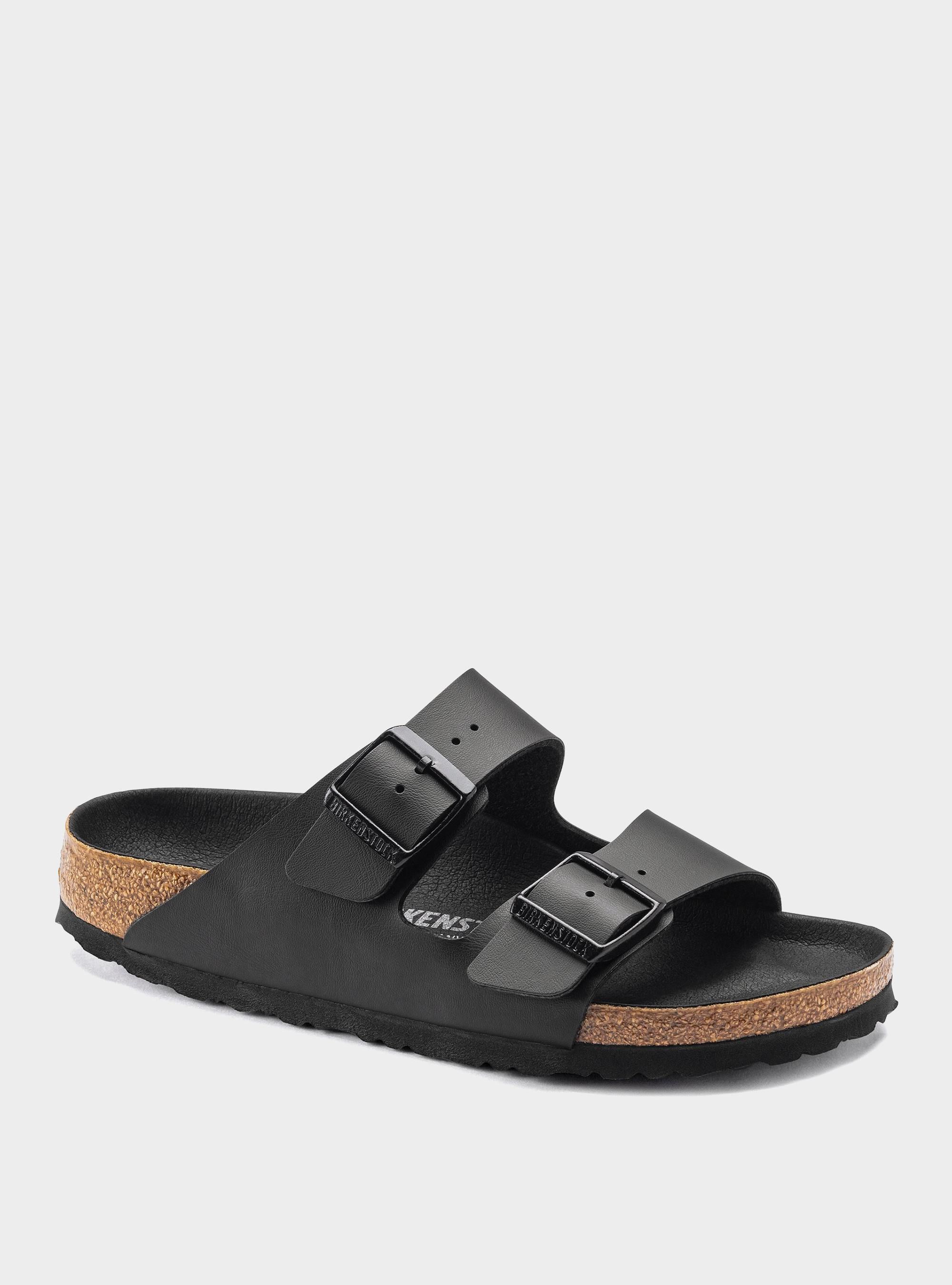 Birkenstock Męskie Klapki Arizona Regular- Czarne | Komfort