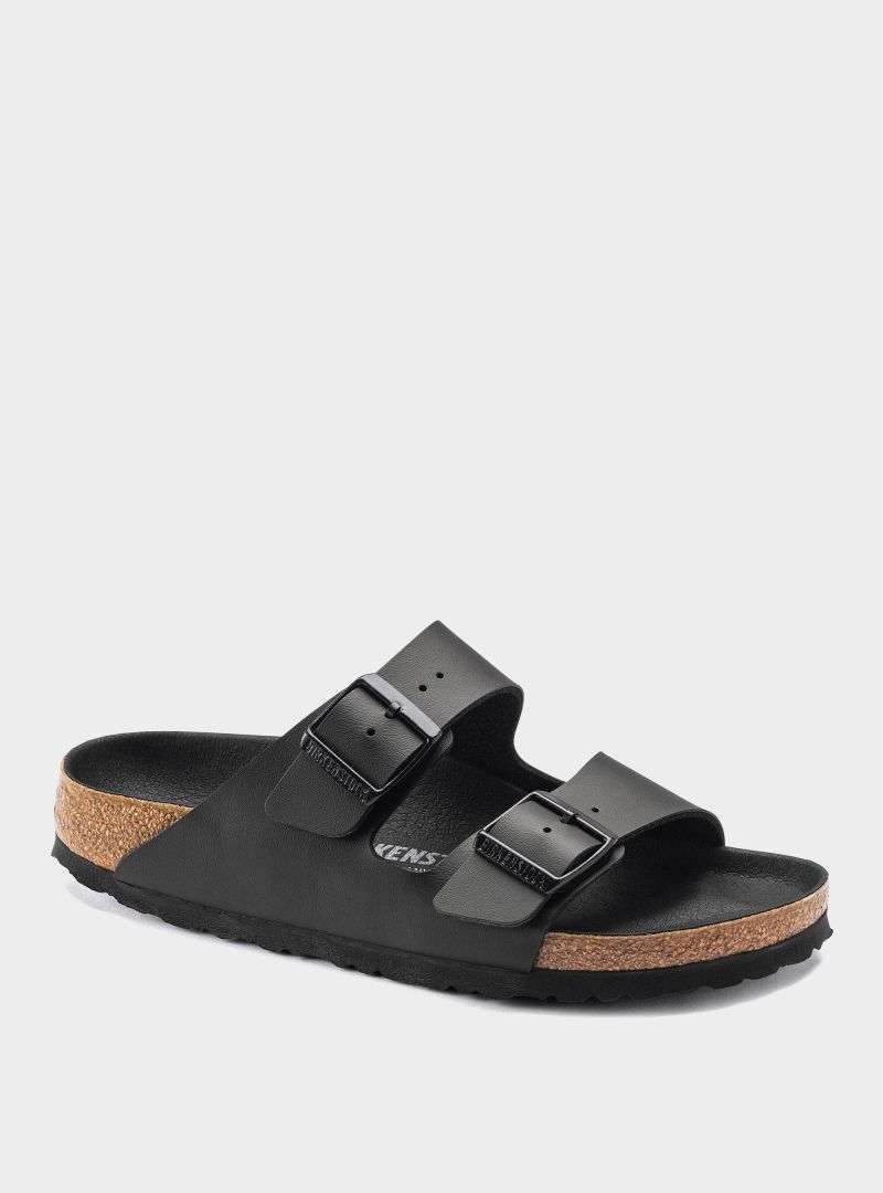 Birkenstock Męskie Klapki Arizona Regular- Czarne | Komfort