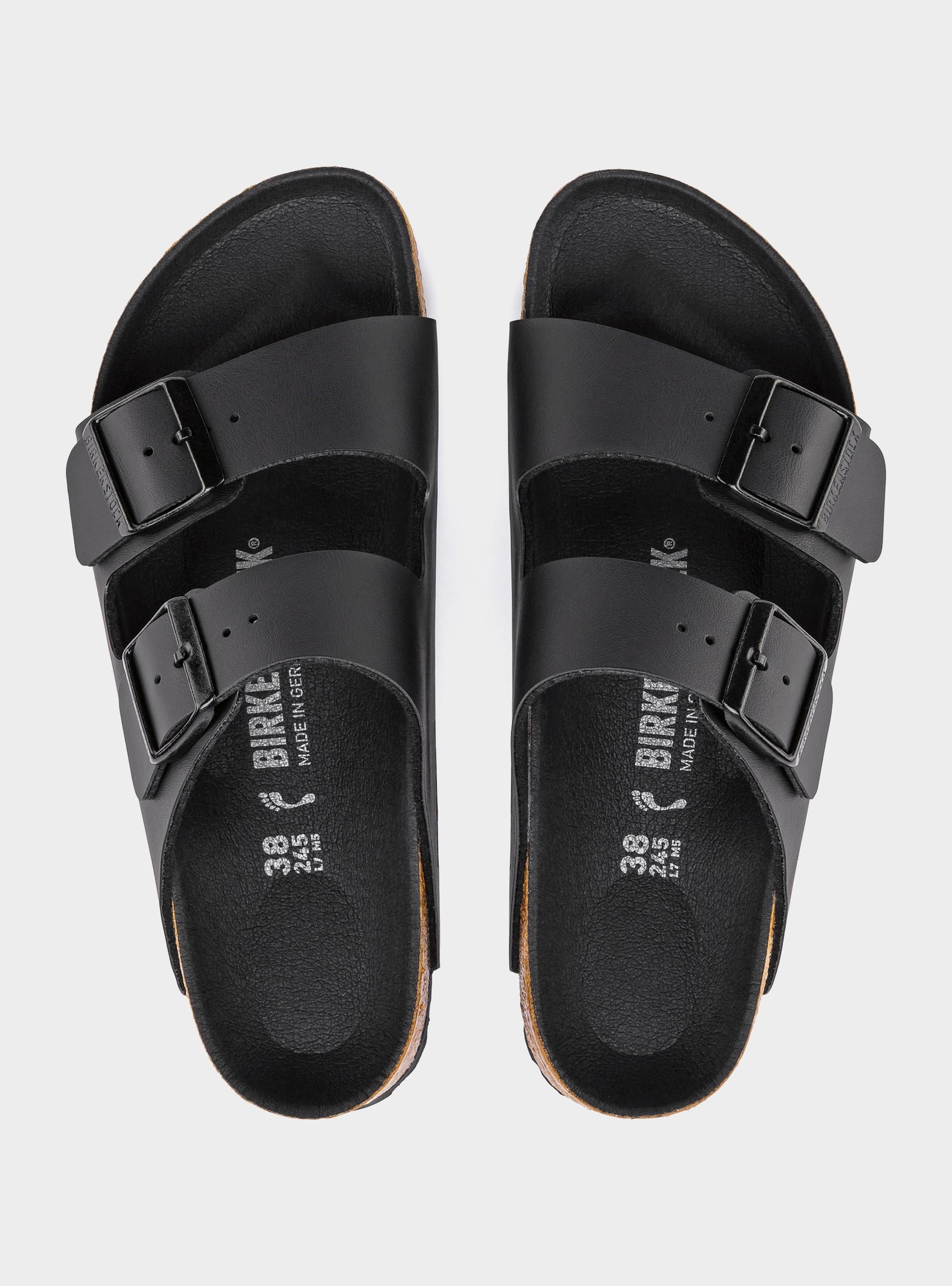 Birkenstock Męskie Klapki Arizona Regular- Czarne | Komfort