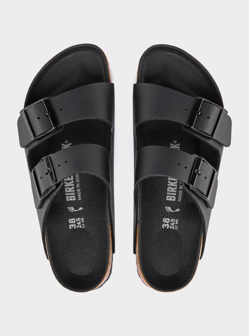 Birkenstock Męskie Klapki Arizona Regular- Czarne | Komfort