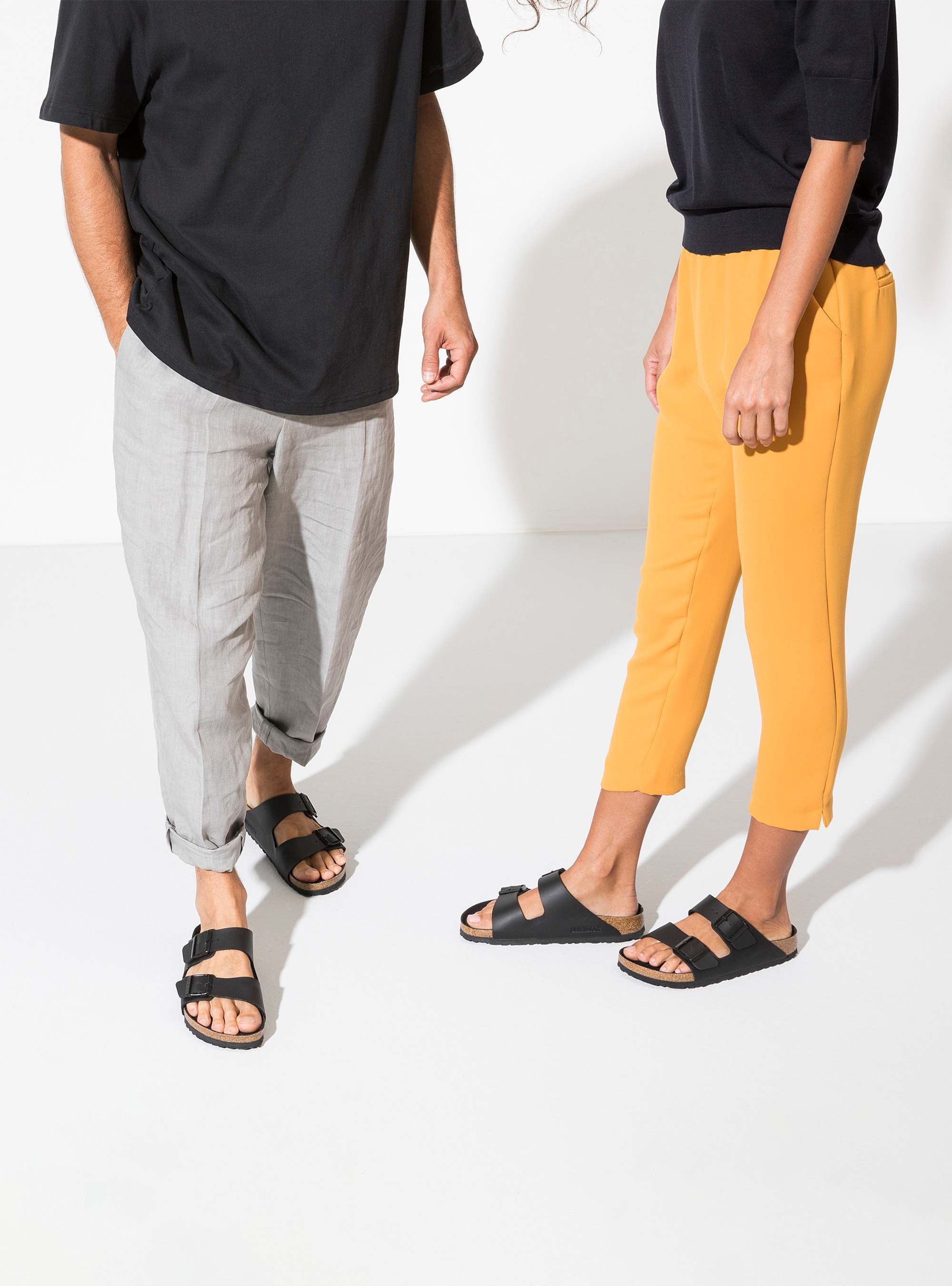 Birkenstock Męskie Klapki Arizona Regular- Czarne | Komfort