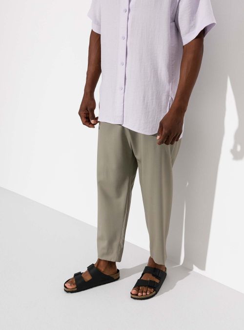 Birkenstock Męskie Klapki Arizona Regular- Czarne | Komfort