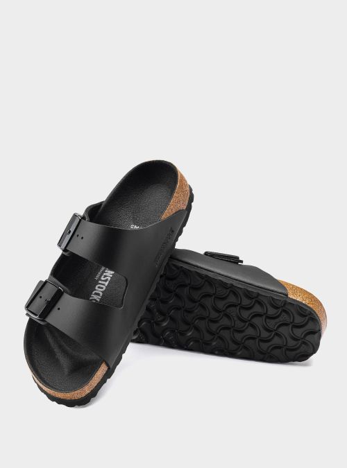 Birkenstock Męskie Klapki Arizona Regular- Czarne | Komfort