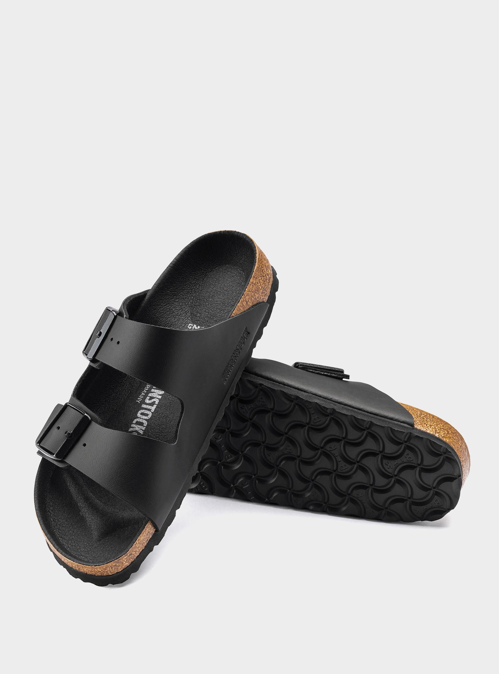 Birkenstock Męskie Klapki Arizona Regular- Czarne | Komfort