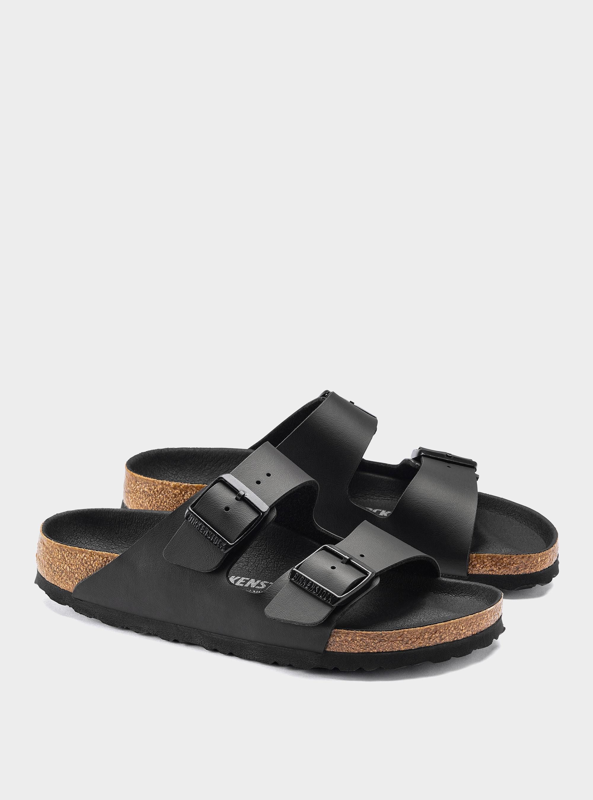 Birkenstock Męskie Klapki Arizona Regular- Czarne | Komfort