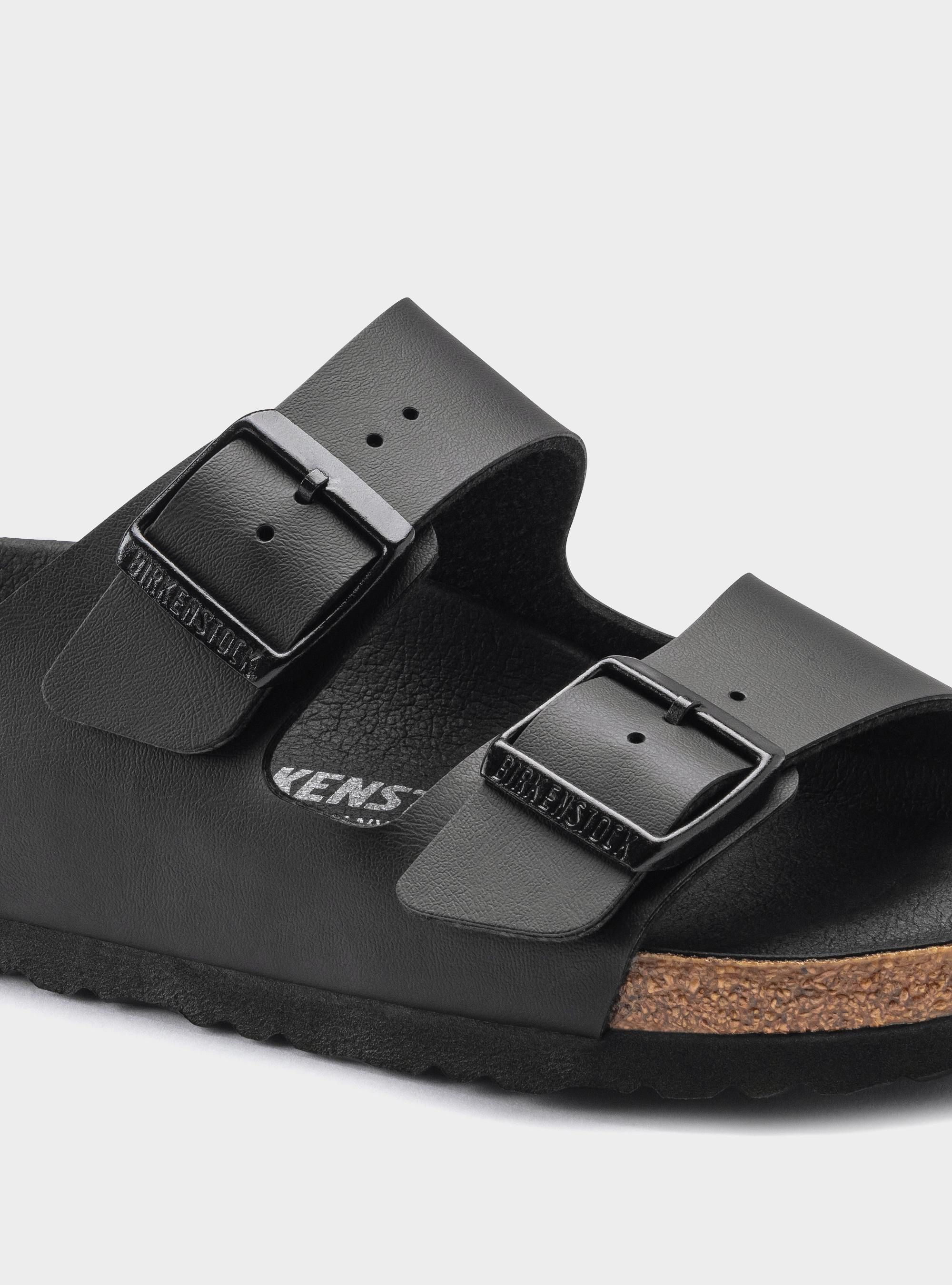 Birkenstock Męskie Klapki Arizona Regular- Czarne | Komfort