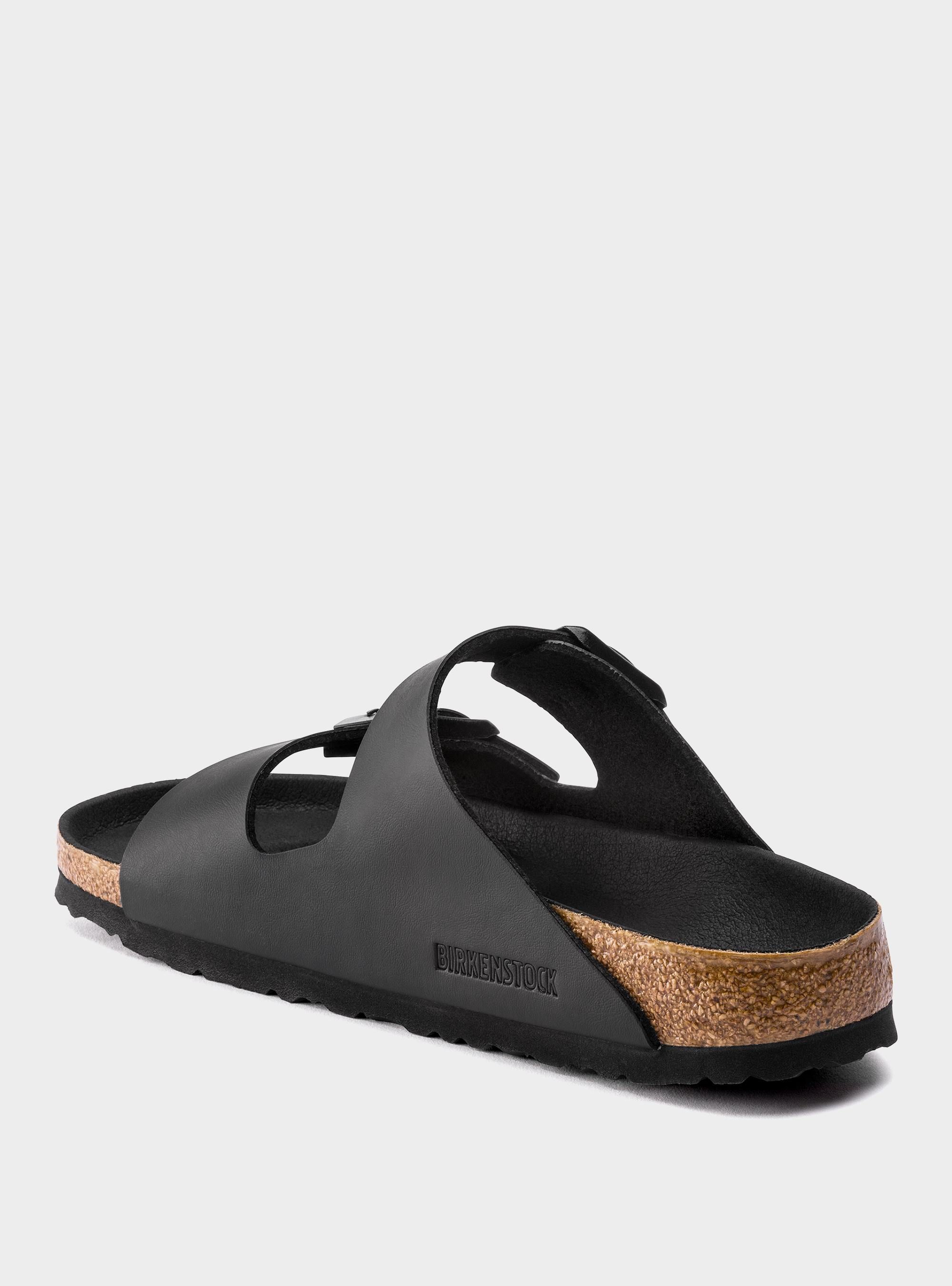 Birkenstock Męskie Klapki Arizona Regular- Czarne | Komfort