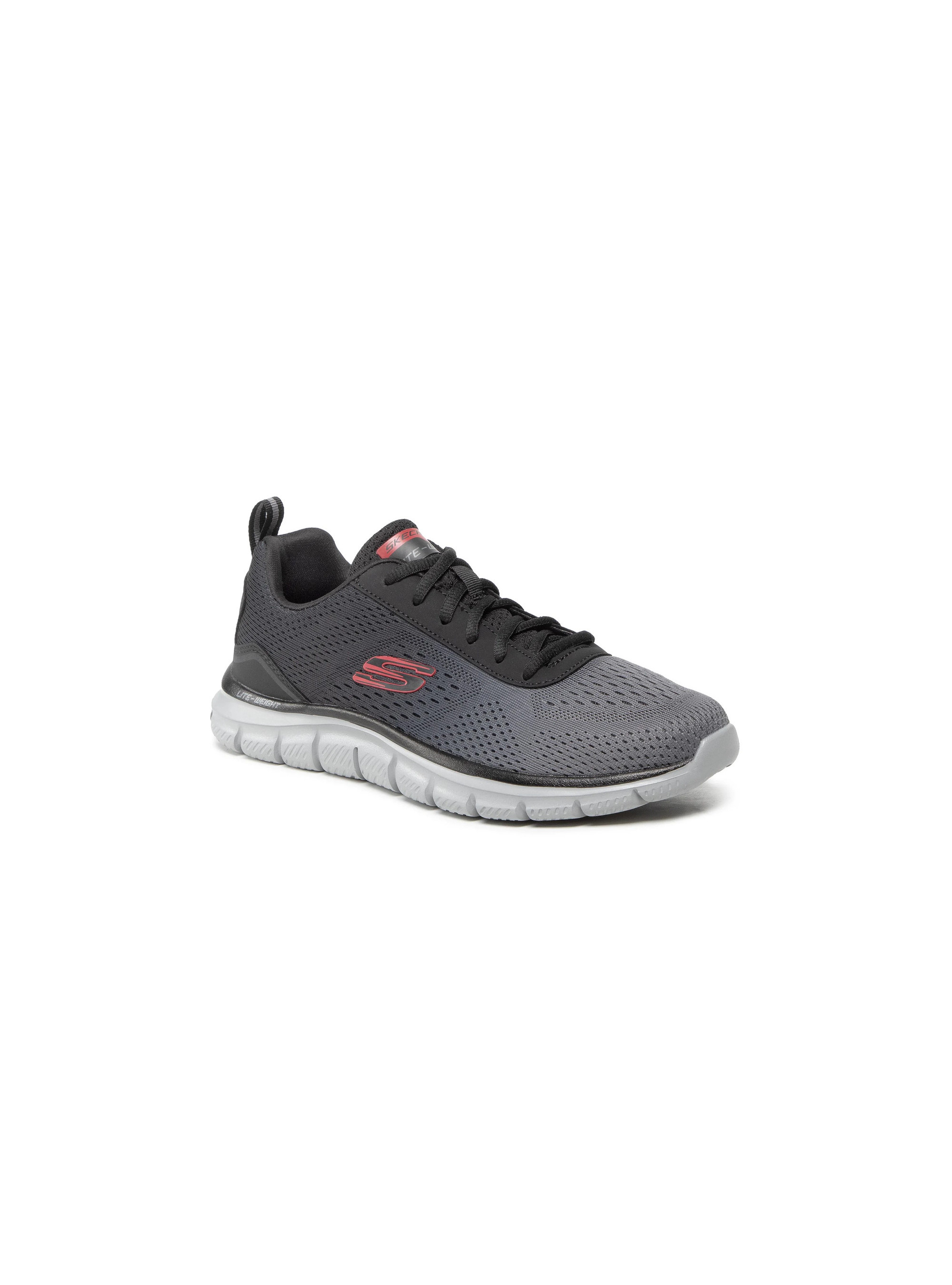 Skechers Męskie Sneakersy Track Ripkent Komfortowe - Szare