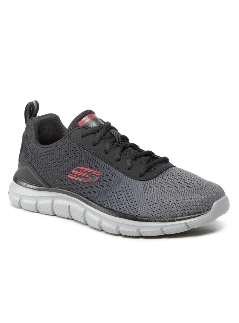Skechers Męskie Sneakersy Track Ripkent Komfortowe - Szare