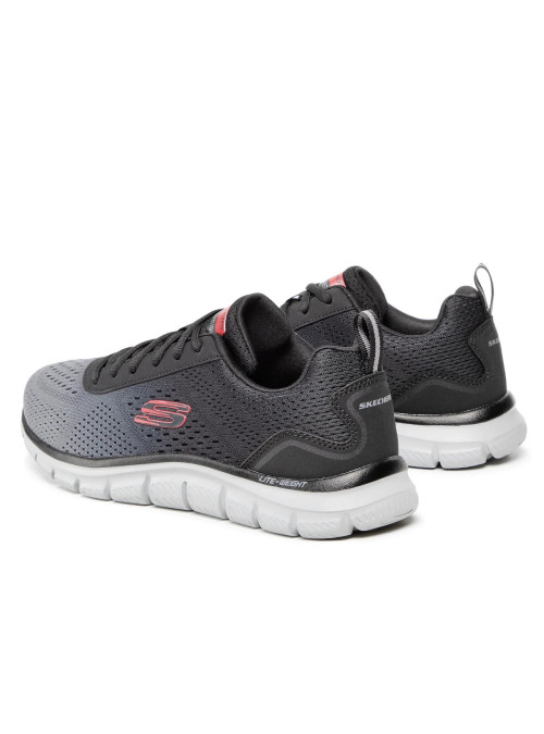 Skechers Męskie Sneakersy Track Ripkent Komfortowe - Szare