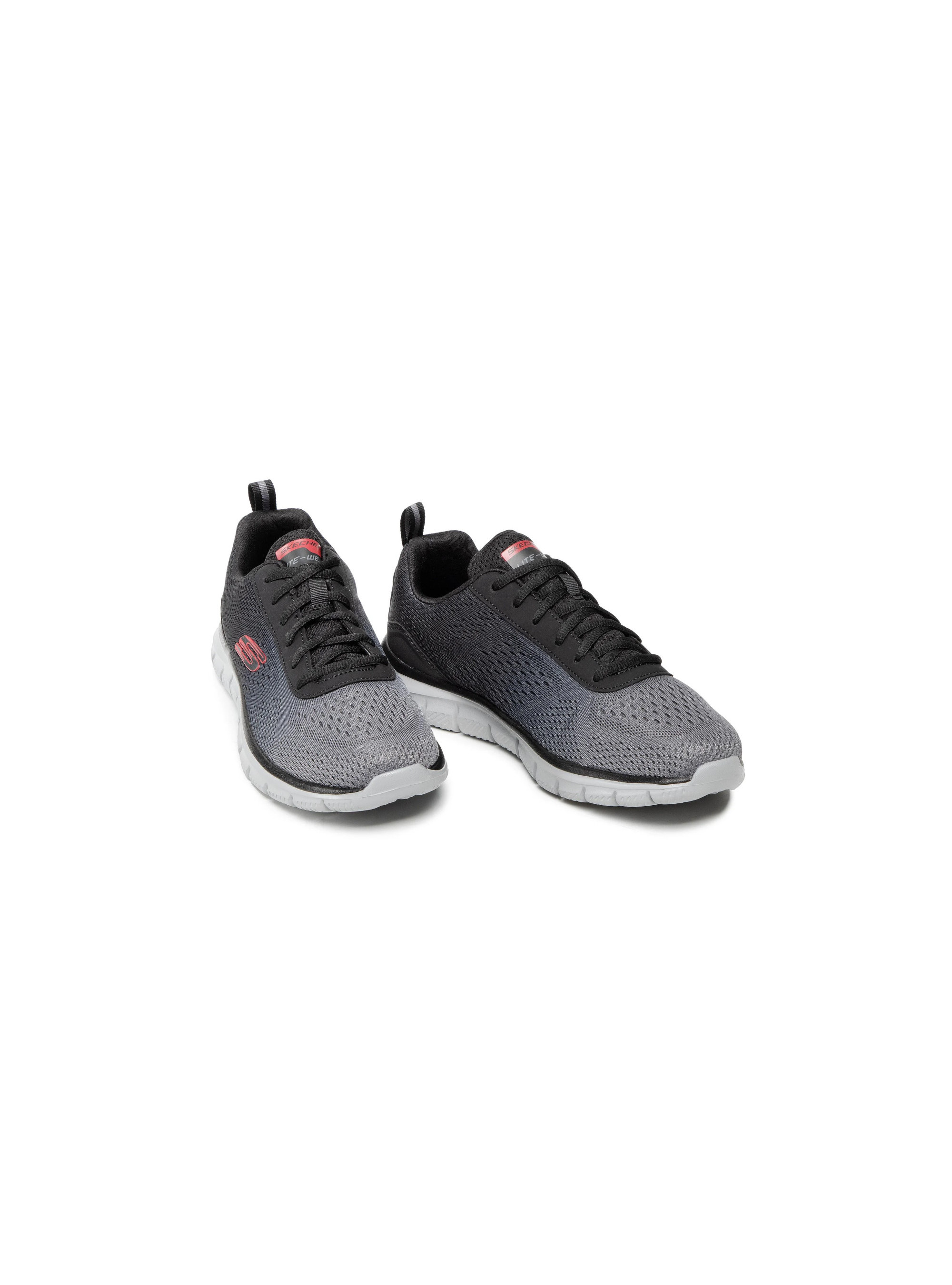Skechers Męskie Sneakersy Track Ripkent Komfortowe - Szare