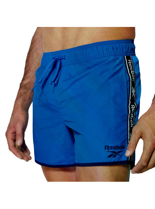 Reebok Męskie Szorty Kąpielowe Swim Short Lloyd Stylowe - Niebieskie