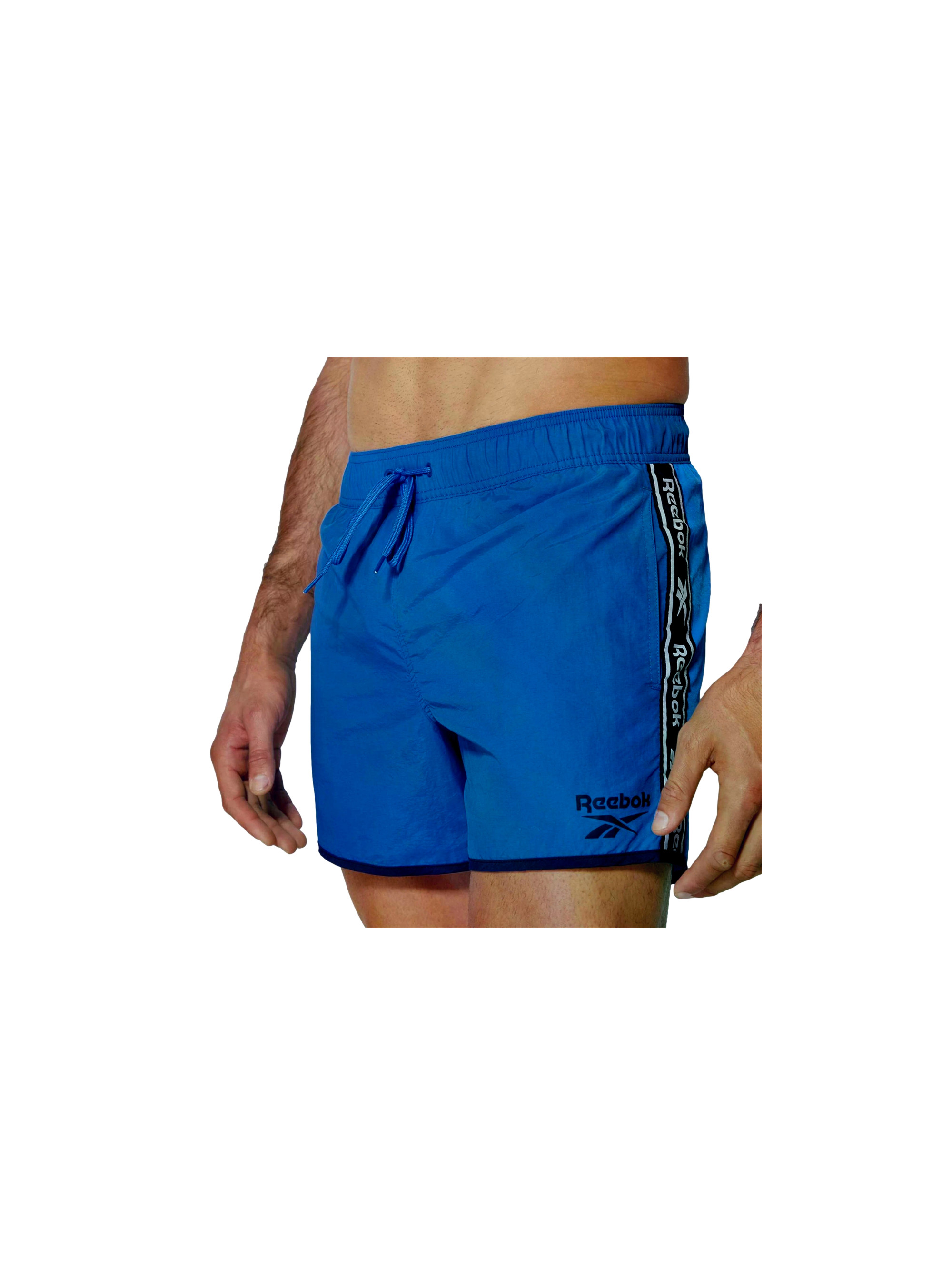 Reebok Męskie Szorty Kąpielowe Swim Short Lloyd Stylowe - Niebieskie