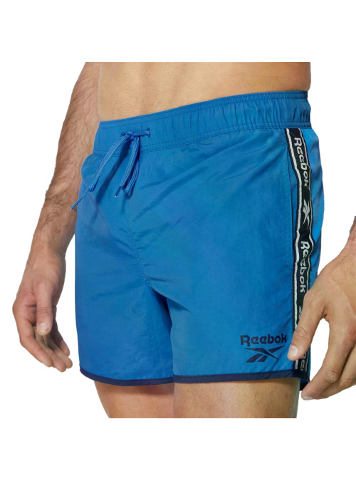 Reebok Męskie Szorty Kąpielowe Swim Short Lloyd Stylowe - Niebieskie