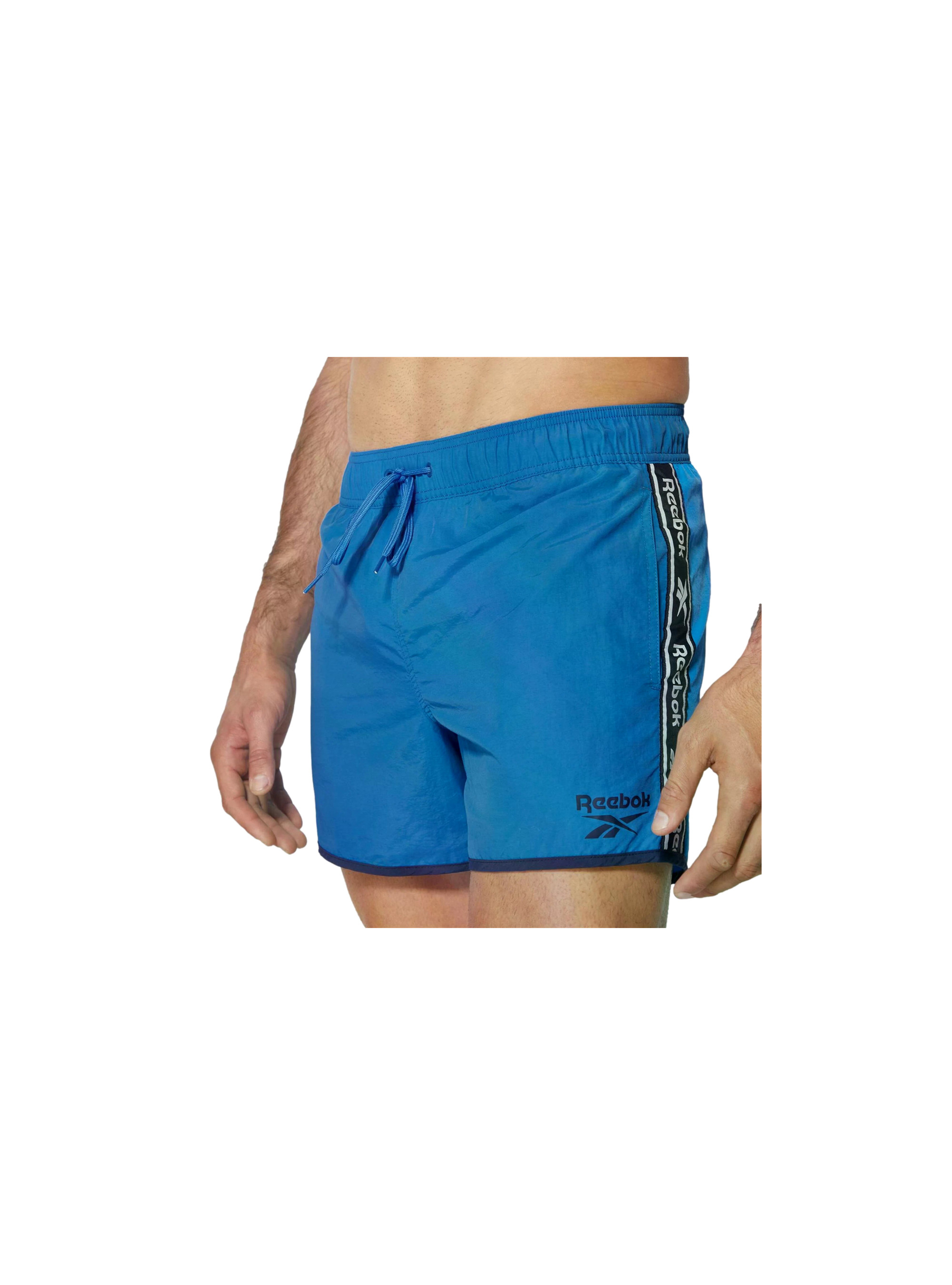 Reebok Męskie Szorty Kąpielowe Swim Short Lloyd Stylowe - Niebieskie