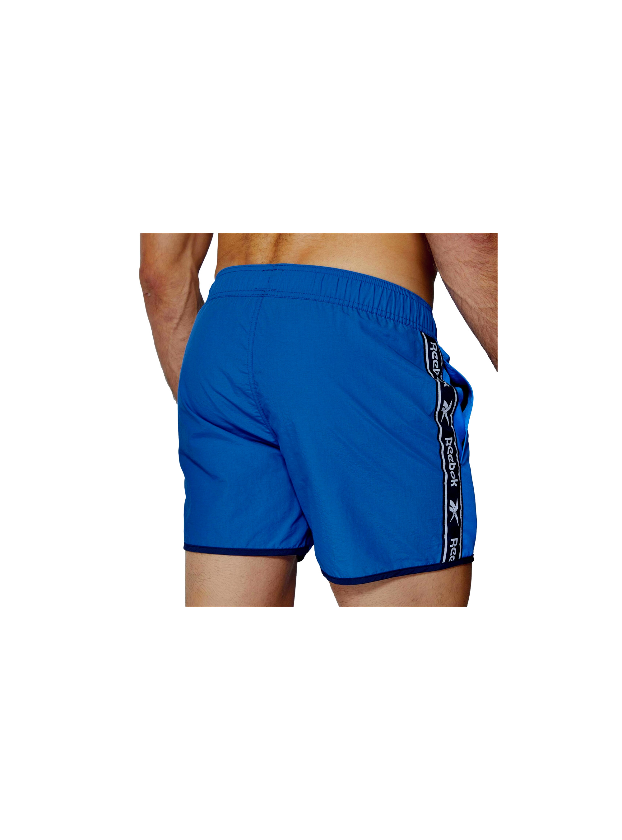 Reebok Męskie Szorty Kąpielowe Swim Short Lloyd Stylowe - Niebieskie