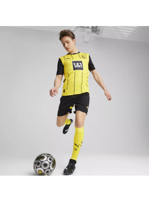 Puma Męska Koszulka BVB Home Repli - Żółta