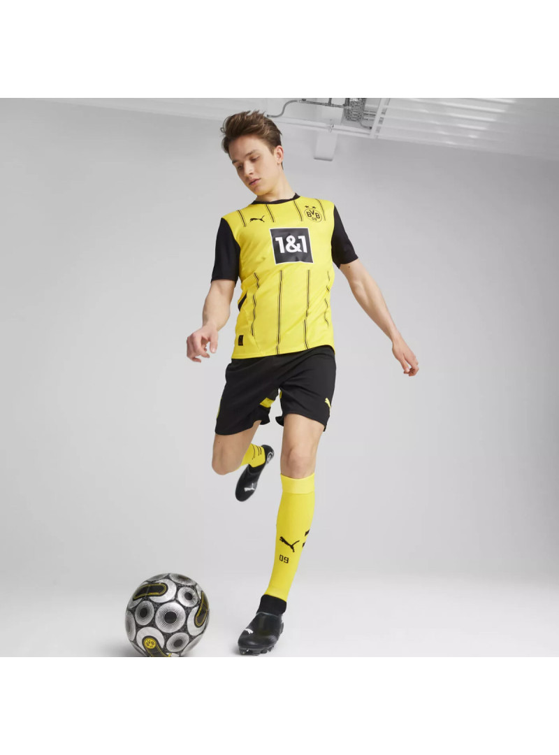 Puma Męska Koszulka BVB Home Repli - Żółta