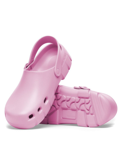 Birkenstock Damskie Klapki Birki Flow EVA - Różowe