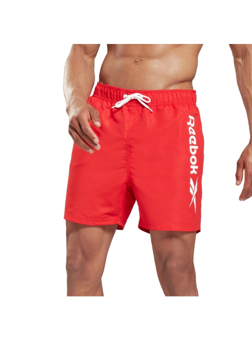 Reebok Męskie Szorty Yestin Swim Short Kąpielowe - Czerwone