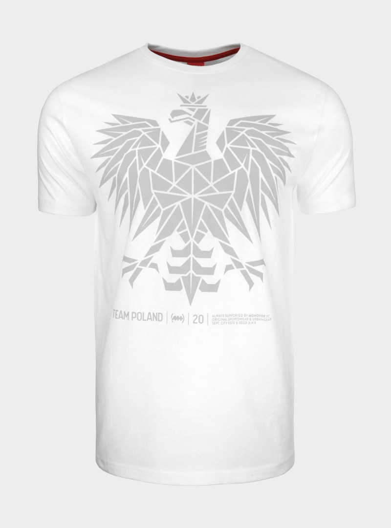 Monotox :: Koszulka Team Poland Eagle Geometric - Neutral White