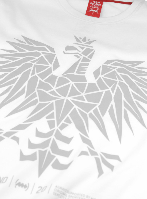 Monotox :: Koszulka Team Poland Eagle Geometric - Neutral White