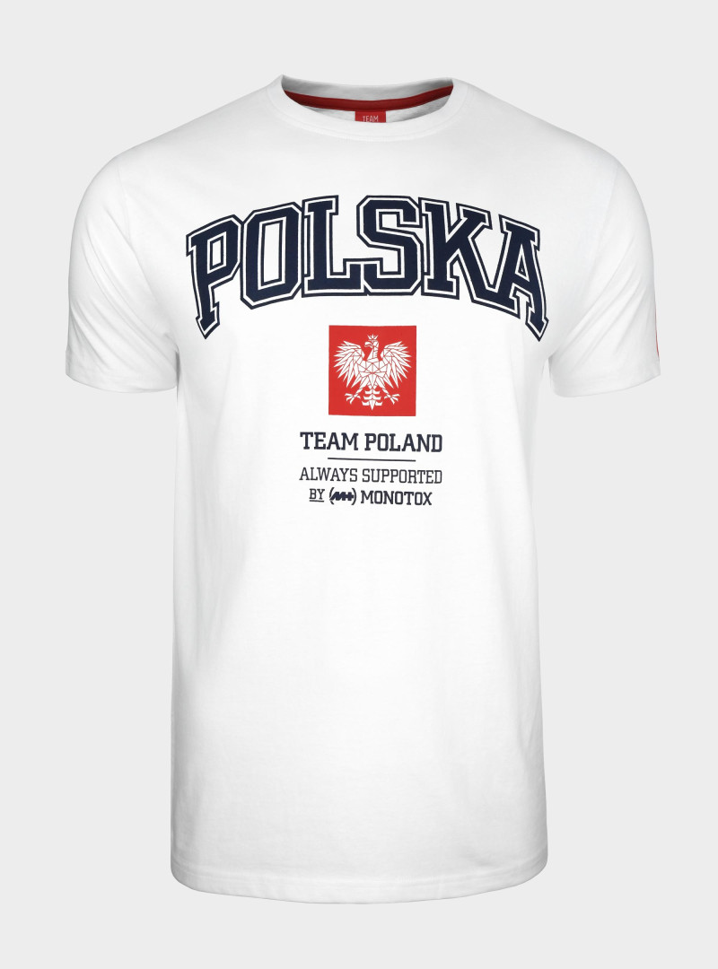 Monotox :: Koszulka Team Poland College - Neutral White