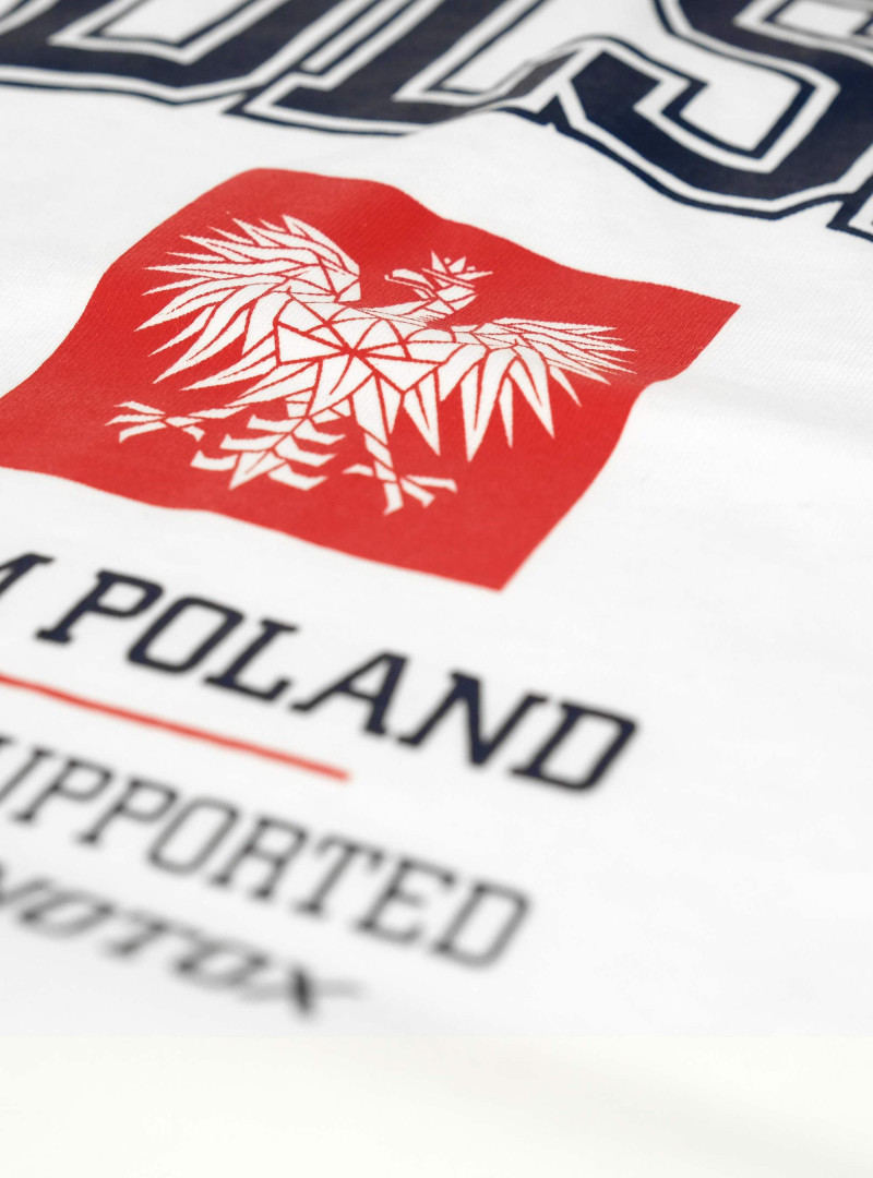 Monotox :: Koszulka Team Poland College - Neutral White