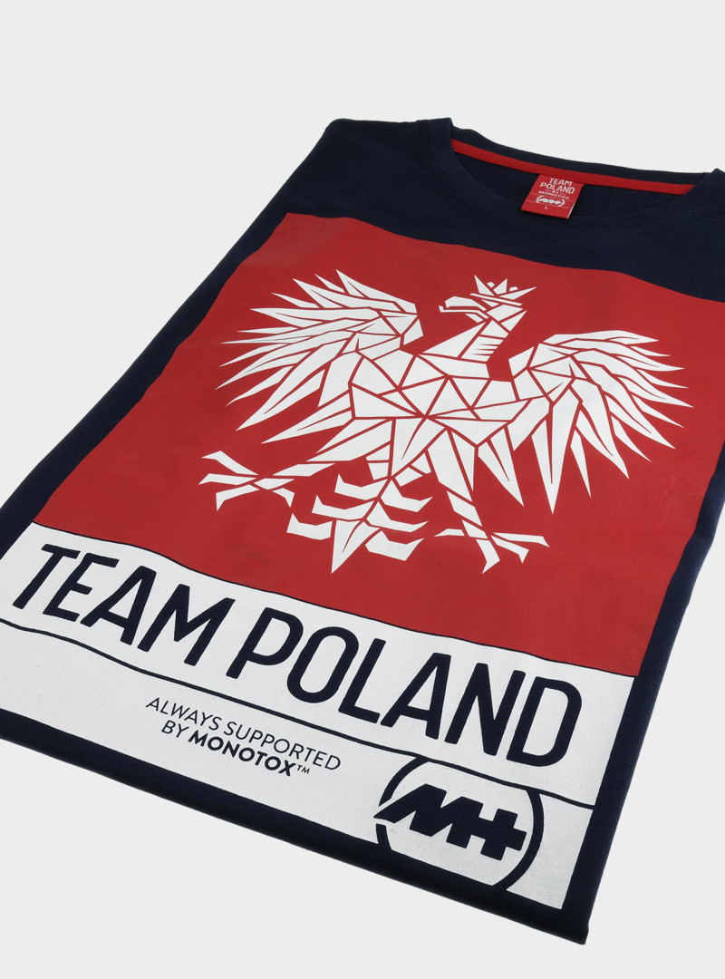 Monotox :: Koszulka Team Poland Eagle Stamp - Classic Navy