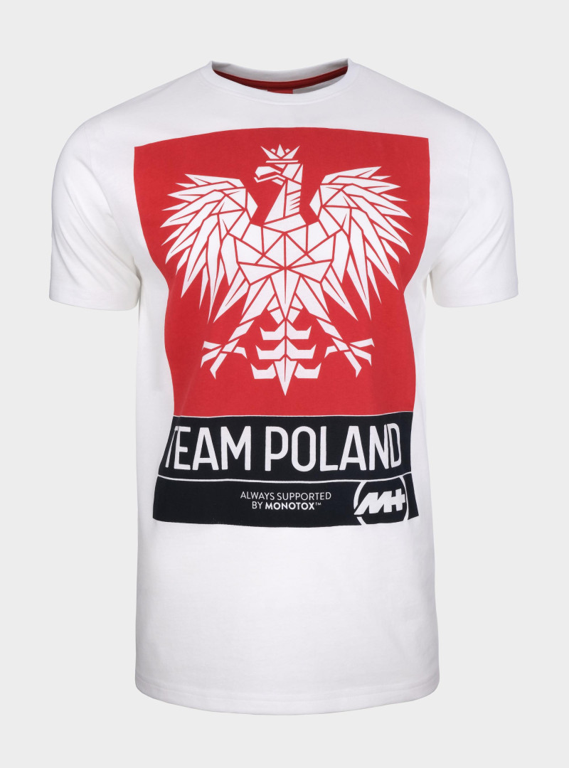 Monotox :: Koszulka Team Poland Eagle Stamp - Neutral White