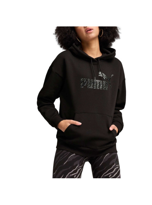 Puma ESS+ ANIMAL Hoodie FL PUMA Bla 68149201