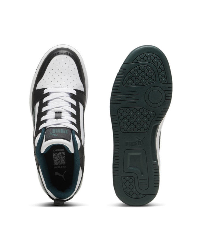 Puma Rebound V6 Lo Jr Białe Sneakersy Chłopięce – Kup Online