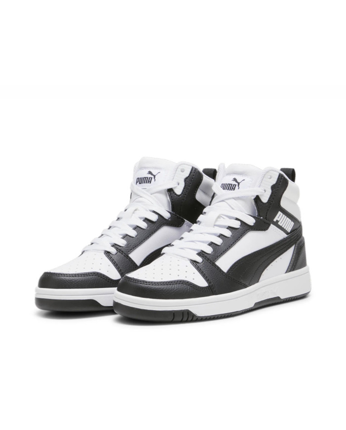 Puma Rebound V6 Mid Jr Białe Sneakersy – Kup Online