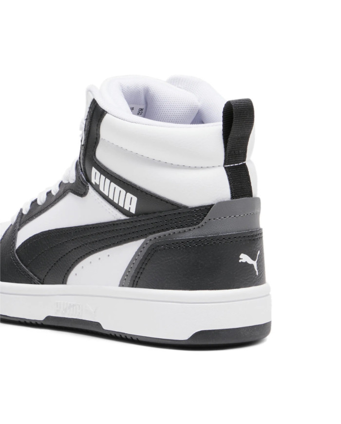 Puma Rebound V6 Mid Jr Białe Sneakersy – Kup Online