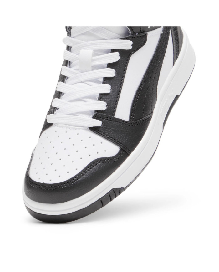 Puma Rebound V6 Mid Jr Białe Sneakersy – Kup Online