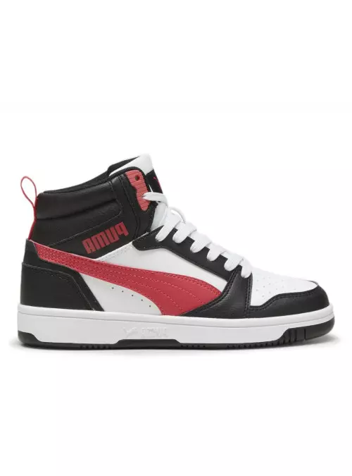 Puma Junior Sneakersy Rebound V6 Mid Jr Stylowe - Czarne