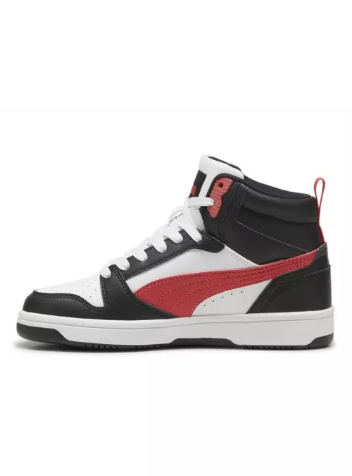 Puma Junior Sneakersy Rebound V6 Mid Jr Stylowe - Czarne
